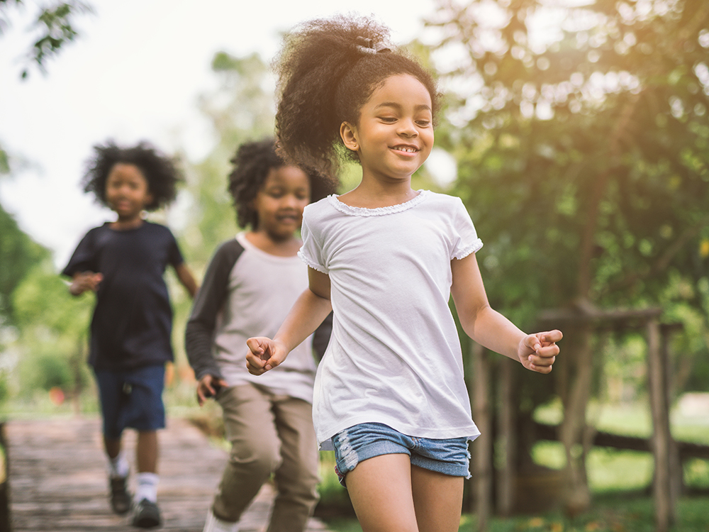 Outdoor Play & Learning In A Huge Yard All Their Own