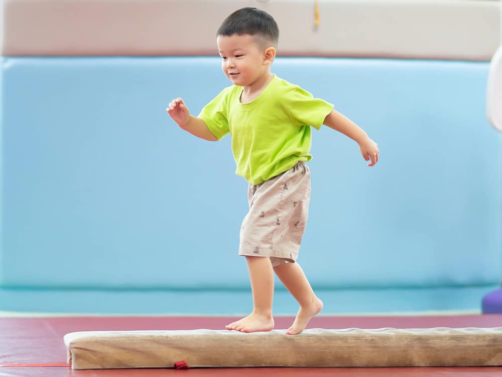 Hoops, Parachutes, Tunnels, & More In The Indoor Gym