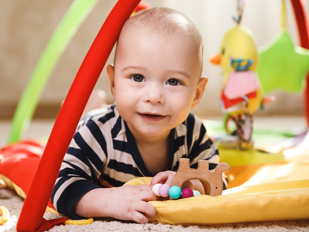 Watch Them Toddle To Success In An Indoor Gym